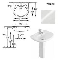 Раковина Villeroy&Boch Omnia Classic 7122 5001 - Gidratop.ru изображение