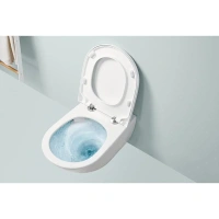 Подвесной унитаз Villeroy&Boch Subway 3.0, технология TwistFlush, крышка QuickRelease, микролифт, 4670TS01, альпийский белый - Gidratop.ru изображение