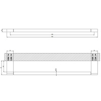 GESSI Origini полотенцедержатель, 45 см, цвет Black XL - Gidratop.ru изображение