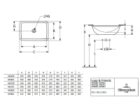 Раковина Villeroy&Boch Loop&Friends 4A580001, 67.5 х 45 см, встраиваемая - Gidratop.ru изображение
