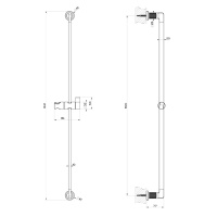 GESSI INCISO штанга для душа, цвет: золото - Gidratop.ru изображение