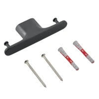 Крючок двойной Keuco Edition 400 11515130000, хром черный шлифованный - Gidratop.ru изображение