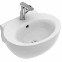 Раковина Villeroy&Boch Aveo, 50,5 х 40,5 см, подвесная, альпийский белый, New Generation 413150 - Gidratop.ru изображение