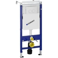 Инсталляция Geberit DuofixUP 182 Платтенбау 458.161.11.1 унитаза с клавишей, белая - Gidratop.ru изображение