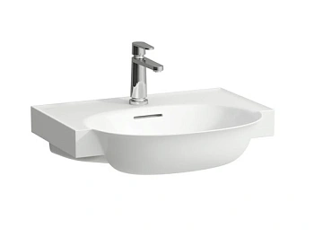 Раковина Laufen New Classic 8.1385.3.757.104.1 60 х 48 х 16.5 см, SaphirKeramik, 1 отверстие, белый матовый