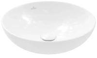 Раковина Villeroy&Boch Loop & Friends 42 х 42 см, на столешницу, альпийский белый, 4A460001 - Gidratop.ru изображение