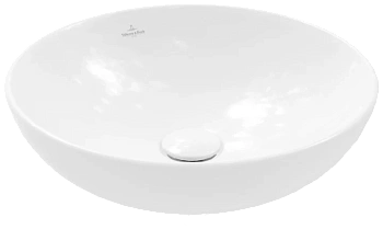 Раковина Villeroy&Boch Loop & Friends 42 х 42 см, на столешницу, альпийский белый, 4A460001