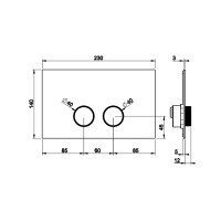 Gessi Anello клавиши смыва VIEGA PREVISTA., цвет: хром - Gidratop.ru изображение