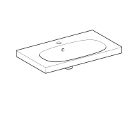 Раковина Geberit Acanto 500.632.01.2, 75 х 42,2 см, белая - Gidratop.ru изображение