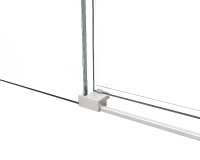 Душевая дверь Ultima VDS-7UL100CL, 1000, хром, стекло прозрачное - Gidratop.ru изображение