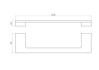 Вешалка для полотенец WONZON & WOGHAND ECLIPSE, Темный графит (WW-9113-GM) - Gidratop.ru изображение