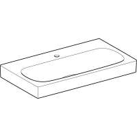 Раковина Geberit Citterio 500.547.01.1, 90 х 50 см, белая - Gidratop.ru изображение