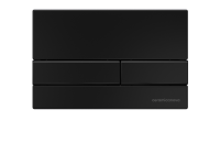 Система инсталляции для унитазов CERAMICANOVA Envision с кнопкой смыва Flat цвет черный матовый, креплениями, арт. CN1002B - Gidratop.ru изображение