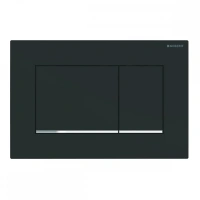 Кнопка смыва Geberit Sigma Type 30 115.883.14.1 черный матовый хром глянцевый - Gidratop.ru изображение