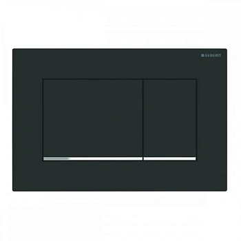 Кнопка смыва Geberit Sigma Type 30 115.883.14.1 черный матовый хром глянцевый