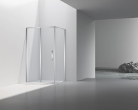 Душевой уголок Slim 8mm VSR-4SLP9012CL, 1200*900, хром, стекло прозрачное - Gidratop.ru изображение