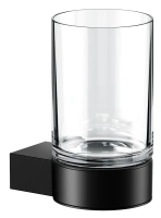 Стакан для зубных щеток Keuco Plan 14950379000, черный матовый - Gidratop.ru изображение