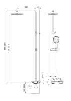 Душевая система WONZON & WOGHAND TRIUMPH, Хром (WW-564601-CR) - Gidratop.ru изображение