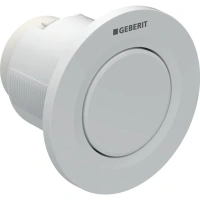 Клавиша смыва Geberit Type 01 дистанционная, альпийский белый, 116.041.11.1 - Gidratop.ru изображение