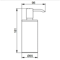 Дозатор жидкого мыла Keuco Plan 14952070100, нержавеющая сталь - Gidratop.ru изображение