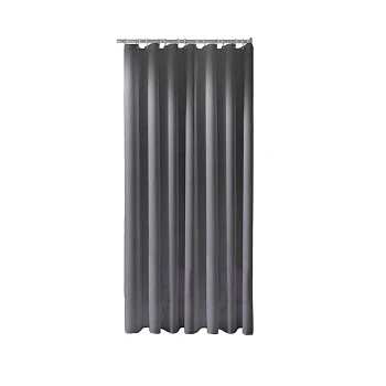 Штора для ванной Keuco Plan 14943000610, 140 х 180 см, антрацит/8 люверсов