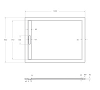 Поддон из искусственного мрамора CEZARES TRAY-AS-AH-120/90-30-W - Gidratop.ru изображение
