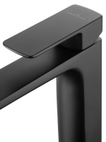 Смеситель для раковины высокий WONZON & WOGHAND EDGE, Черный матовый (WW-88239003-MB) - Gidratop.ru изображение