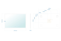 Зеркало ABBER See AG6107SXL-1.2 с подсветкой, сенсорный выключатель, диммер - Gidratop.ru изображение