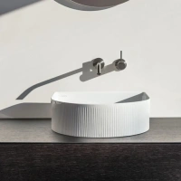 Раковина Laufen Sonar 8.1234.3.000.112.1 41 х 36.5 х 14 см, с текстурой, белый - Gidratop.ru изображение