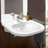 Раковина Villeroy&Boch ViCare 41196001, 61 см, фарфор, белая - Gidratop.ru изображение