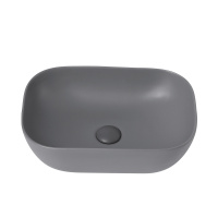 Раковина накладная ABBER Rechteck AC2200MG серая матовая - Gidratop.ru изображение