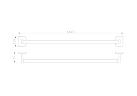 Вешалка для полотенец WONZON & WOGHAND PORTO, Хром (WW-1002) - Gidratop.ru изображение