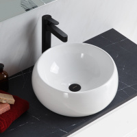 Раковина накладная керамическая круглая BB1065 - Gidratop.ru изображение