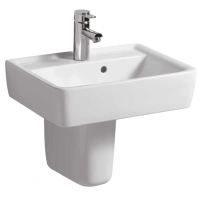 Раковина Geberit Renova 272150000 Plan, 50 х 38 см, белая - Gidratop.ru изображение