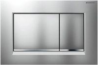 Клавиша Geberit Sigma Type 30 115.883.KN.1, пластик, хром матовый/хром глянец - Gidratop.ru изображение