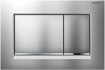 Клавиша Geberit Sigma Type 30 115.883.KN.1, пластик, хром матовый/хром глянец