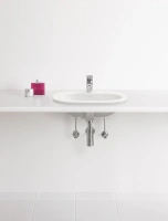 Раковина Villeroy&Boch O.novo, 56 х 40,5 см, встраиваемая сверху, альпийский белый, 41615601 - Gidratop.ru изображение
