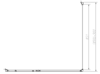 Душевой уголок Slim-N VSR-4SNP9011CL, 1100*900, хром, стекло прозрачное - Gidratop.ru изображение