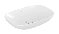 Раковина Villeroy&Boch Loop & Friends 56 x 38 см, на столешницу, альпийский белый, 4A4900R1 - Gidratop.ru изображение