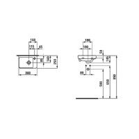 Раковина мини Laufen Pro S 8.1596.0.000.104.1 36 x 25 см, подвесная, цвет белый - Gidratop.ru изображение