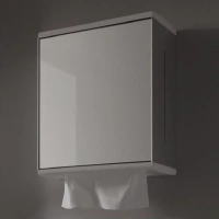 Диспенсер бумажных полотенец Keuco Collection Moll 12785010100, 28.5 см, алюминий серебристый анодированный/белый - Gidratop.ru изображение