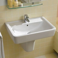 Раковина Geberit Renova 222255000 Plan, 55 х 44 см, белая - Gidratop.ru изображение