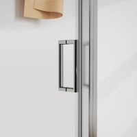 Душевой уголок City VSR-5CT9011CL, 1100*900, хром, стекло прозрачное - Gidratop.ru изображение