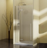 Душевая дверь Slim-N VDPH-5SN900CL, 900, хром, стекло прозрачное - Gidratop.ru изображение