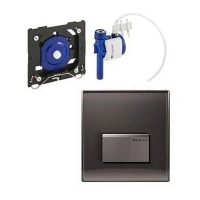 Клавиша Geberit Sigma Type 50 116.016.SD.5, зеркальное дымчатое стекло - Gidratop.ru изображение