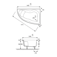 Ванна Villeroy&Boch DODONA BA150DOD3REV 150 x 100 см - Gidratop.ru изображение