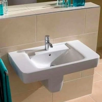 Раковина Geberit Renova 122185000 Plan, 85 х 48 см, белая - Gidratop.ru изображение