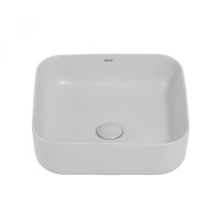 Раковина накладная ABBER Rechteck AC2211MLG светло-серая матовая - Gidratop.ru изображение