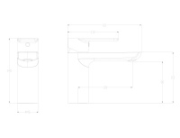 Смеситель для раковины WONZON & WOGHAND Line, Белый матовый (WW-A40732-MW) - Gidratop.ru изображение