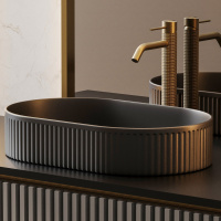 Раковина накладная ABBER Bequem AC2116MB черная матовая - Gidratop.ru изображение